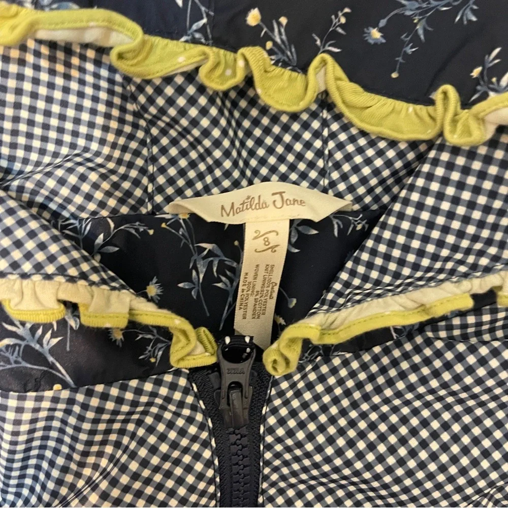 Matilda Jane‎ Enchanted Garden Wildflower Bouquet Blue Floral Spring Jacket Girl